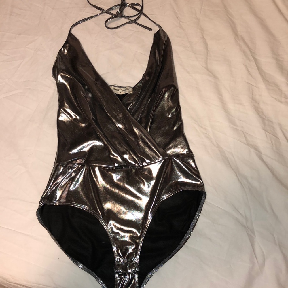 Metallic bodysuit